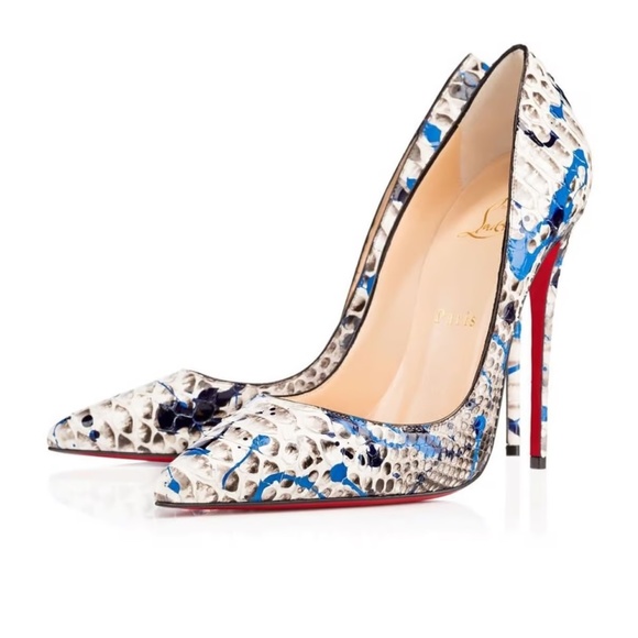 Christian Louboutin So Kate Python Vulcano BNIB 10 - Picture 3 of 9